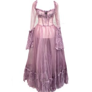 Widow Lady Dance With Death Maxi Dress